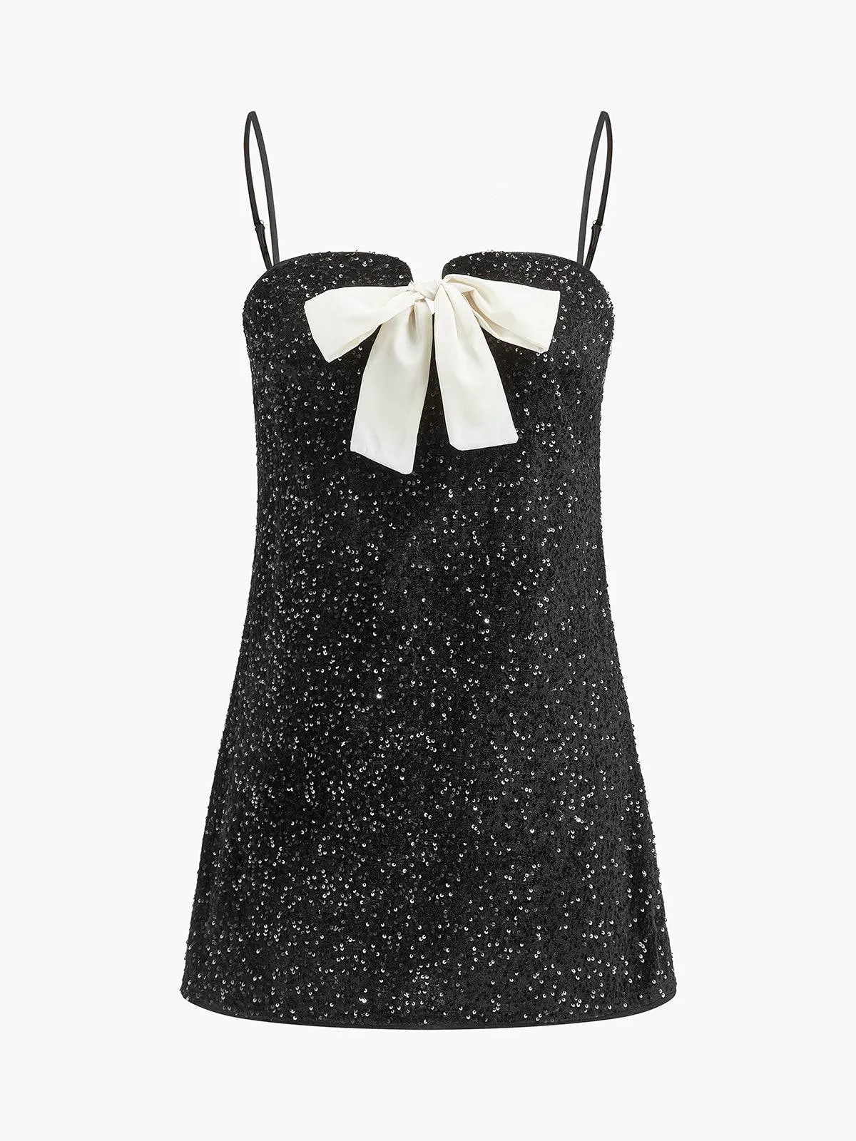 Bow Strap Short Dress