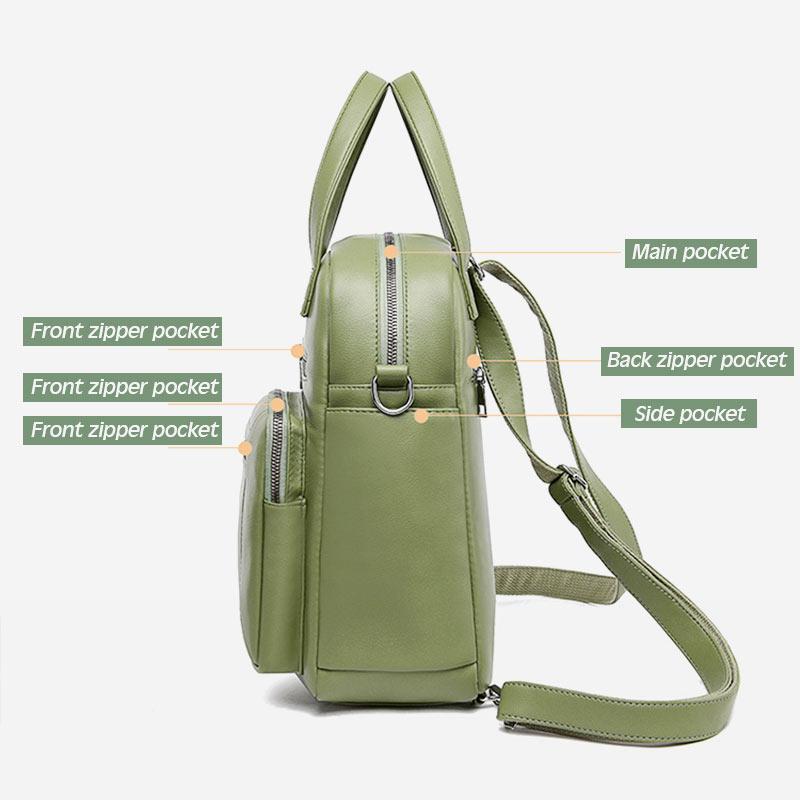4 Way-use Classic Multi-pocket Anti-theft Multifunctional CrossbodyBag
